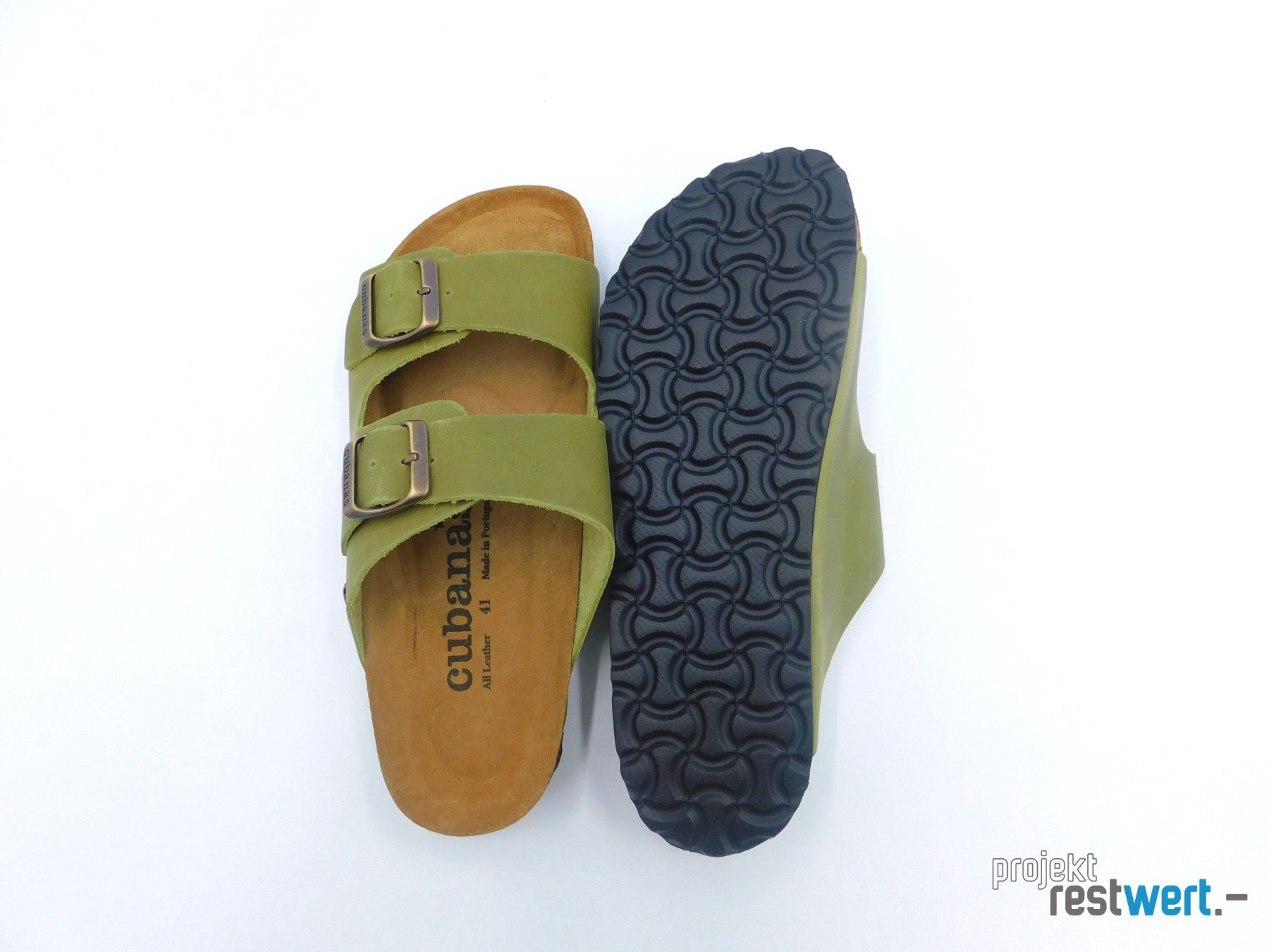 Scarpe da uomo: Sandalen grün Gr. 41 von CUBANAS – Nuovo (secondo la descrizione) da Bülach venduto da restwert_buelach 3
