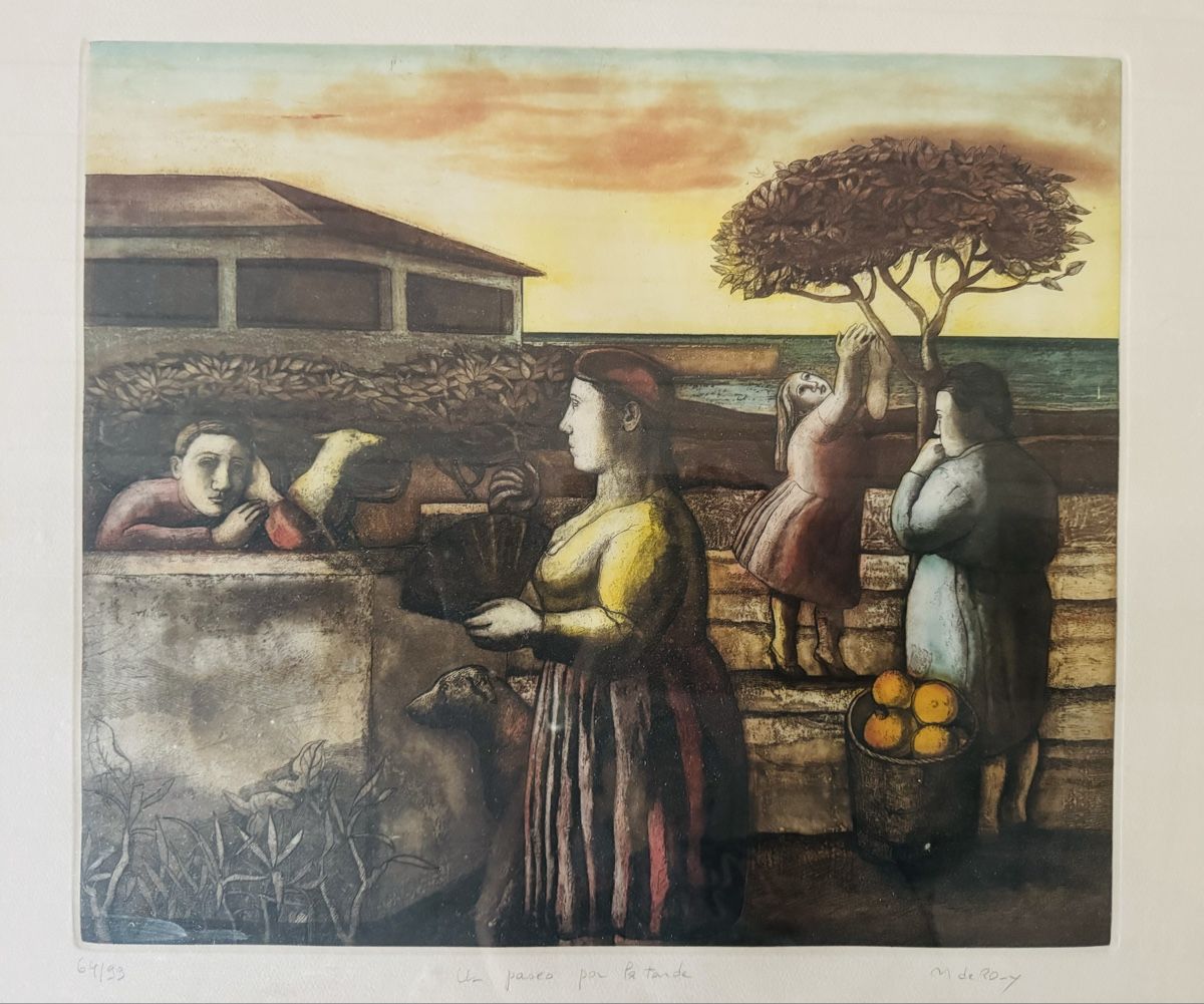 Foto & Immagini: Original Radierung - Monique de Roux – Usato da Cham venduto da matap1