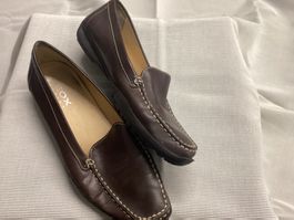 Geox Pumps braun, Leder, ähnl. Moccasin, Gr. 39.5?