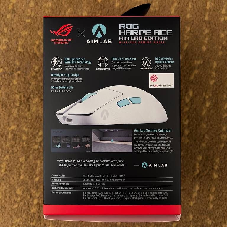 Asus Mouse: ASUS ROG Harpe Ace Aim Lab Edition – Usato da Sonceboz-Sombeval venduto da AGiran 3