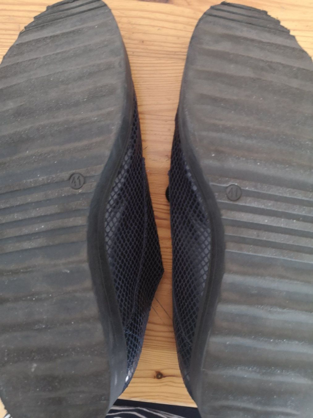 Scarpe da donna: Chaussure bleu foncé à lacet – Usato da Nyon venduto da bicounette66 5