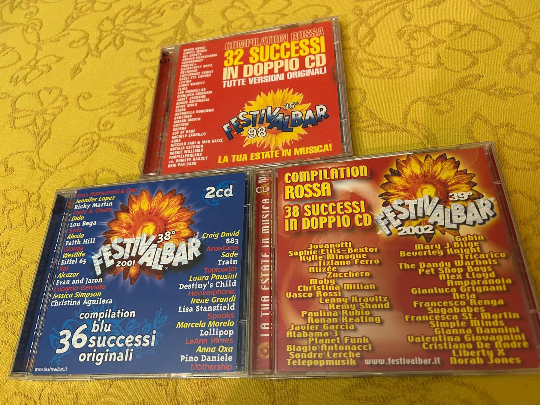 CD: 3x CD Festivalbar 1998-2001-2002 – Usato da Melano venduto da H-Sara