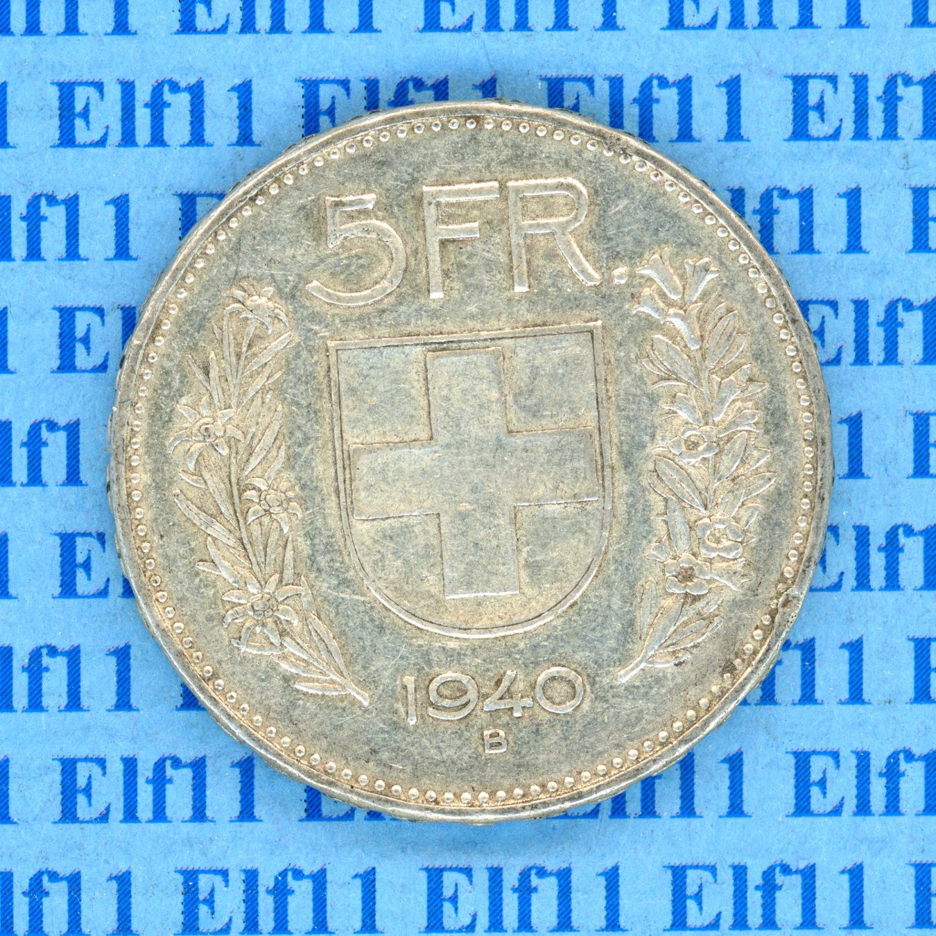 Tutti le monete: CHF___5.00 1940 ss-vz 5 Franken – Usato da Widnau venduto da Elf11