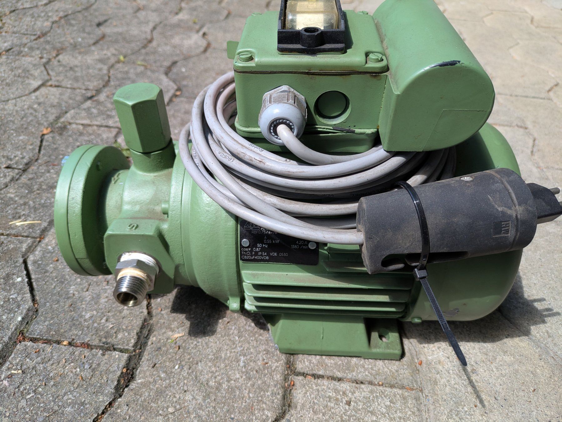Pompe & Parti di ricambio: ATB Loher Flender Kreiselpumpe 0.55kW – Usato da Näfels venduto da Ag3