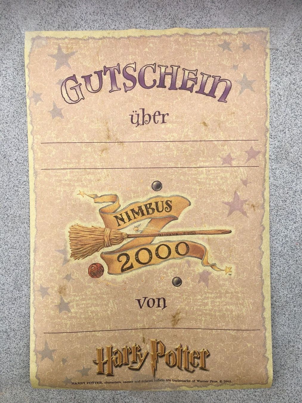 Papiere: Harry Potter – Neu (gemäss Beschreibung) aus Bauma von Budgerigar 3