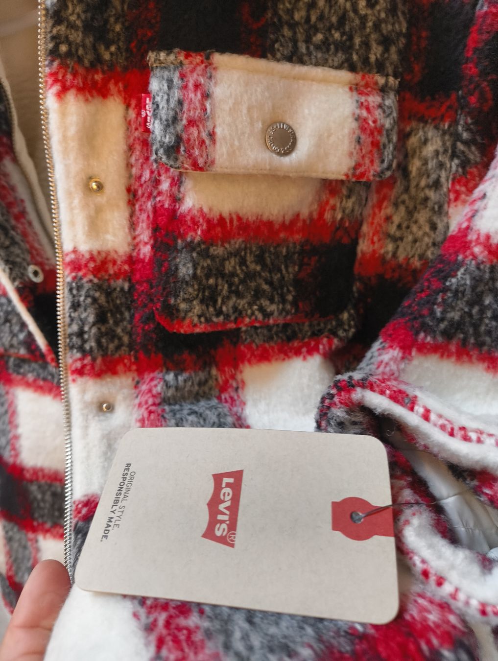 Levi's Jacken: NEW Levi's Sherpa Lined Wool Blend long Shacket – Neu und originalverpackt aus Stein am Rhein von DaOhana 7