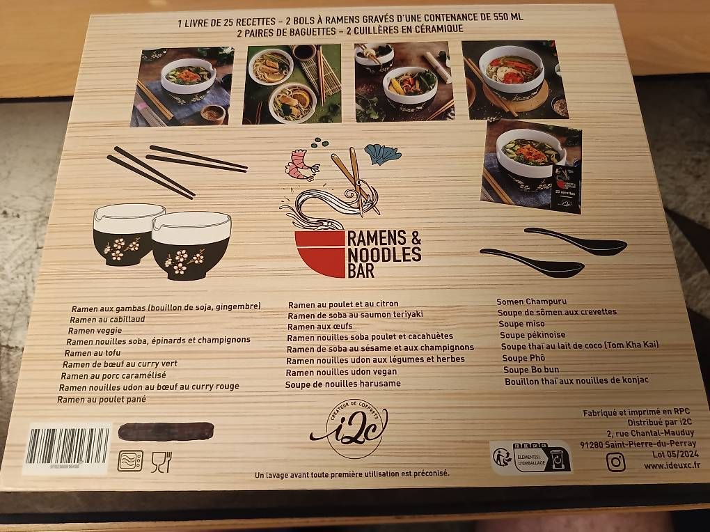 Set di piatti: Coffret Ramens & Noodles Bar – Nuovo e nell'imballaggio originale da Genève venduto da Maxou84 1