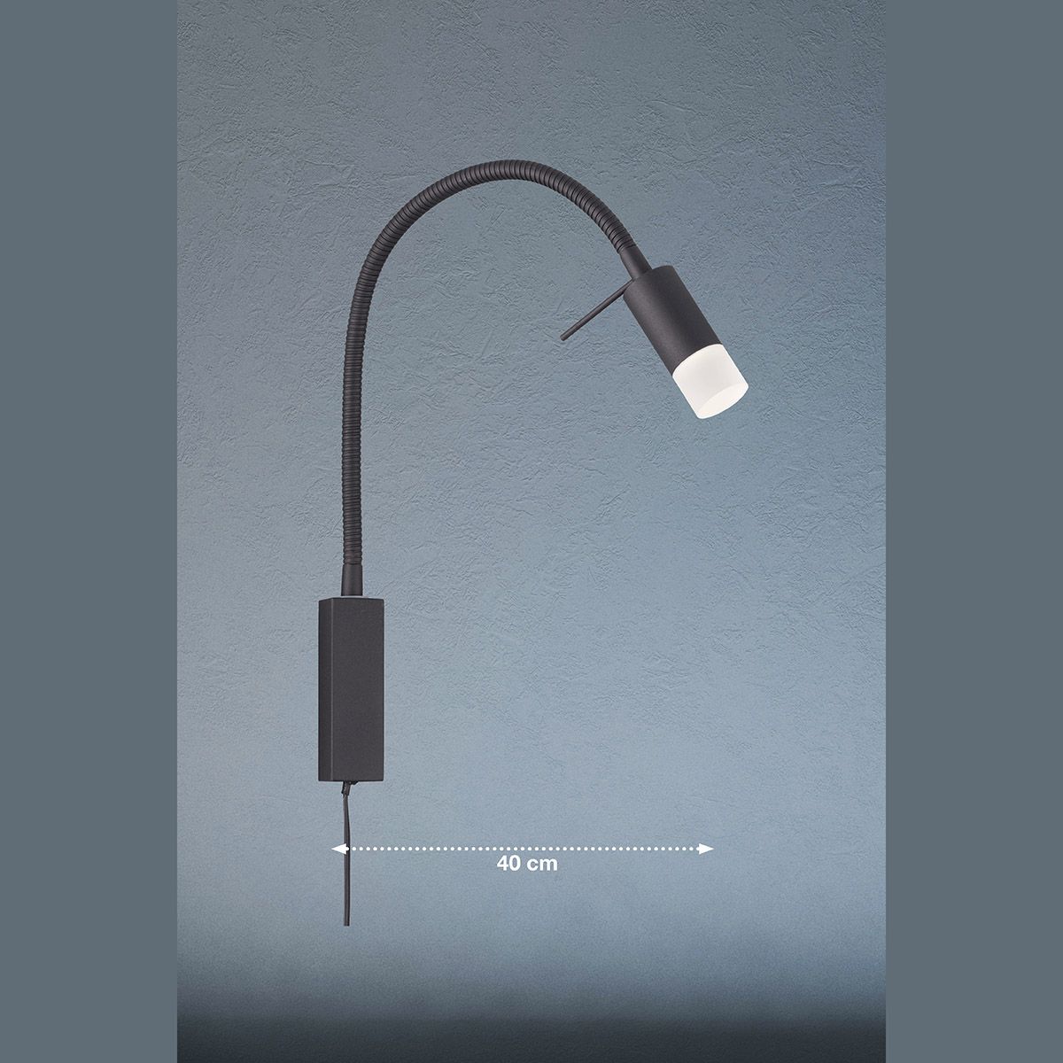 Lampade: Bettbeleuchtung LED Wandspot, 40 cm Höhe – Nuovo (secondo la descrizione) da Kreuzlingen venduto da Smart-Light 2