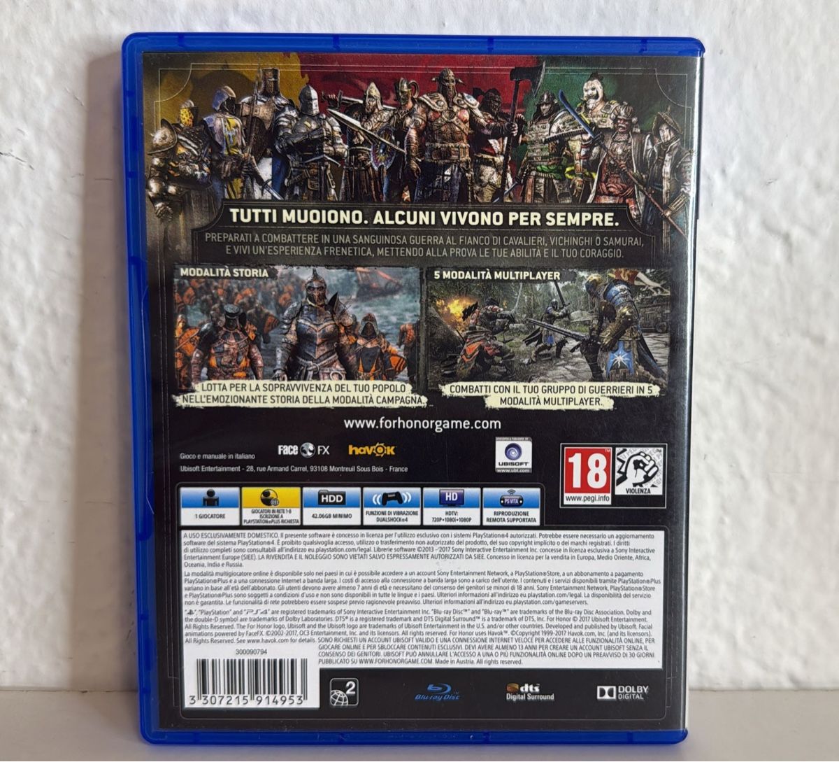 Sony Giochi: For Honor PS4/PS5 Game - Awesome Medieval Combat Fun! – Usato da Ehrendingen venduto da bubulence 1