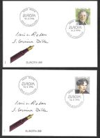 2 FDC 893-894 Europamarken Serie Einzelmarken ET 14.5.1996