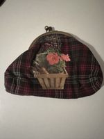 Portamonete vintage Nice Things tela scozzese