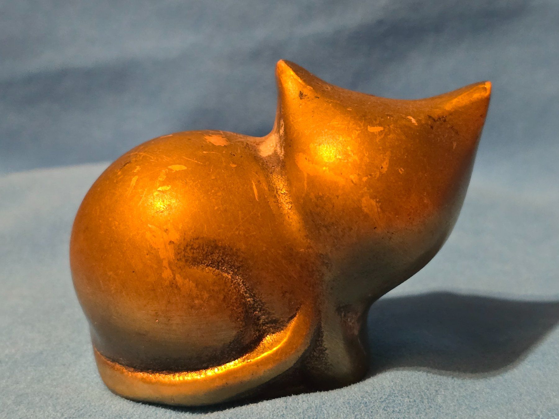 Statuette: Statuette Chat coucher vintage – Usato da versoix venduto da moonkey02 2