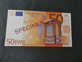 Europa 2001, 50 Euro - SPECIMEN