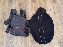 Babytrage BabyBjörn One Air grau inkl Cover