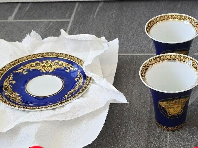 Versace Tazze: Versace Rosenthal Kaffeetassen – Usato da Amriswil venduto da newschweiz 1