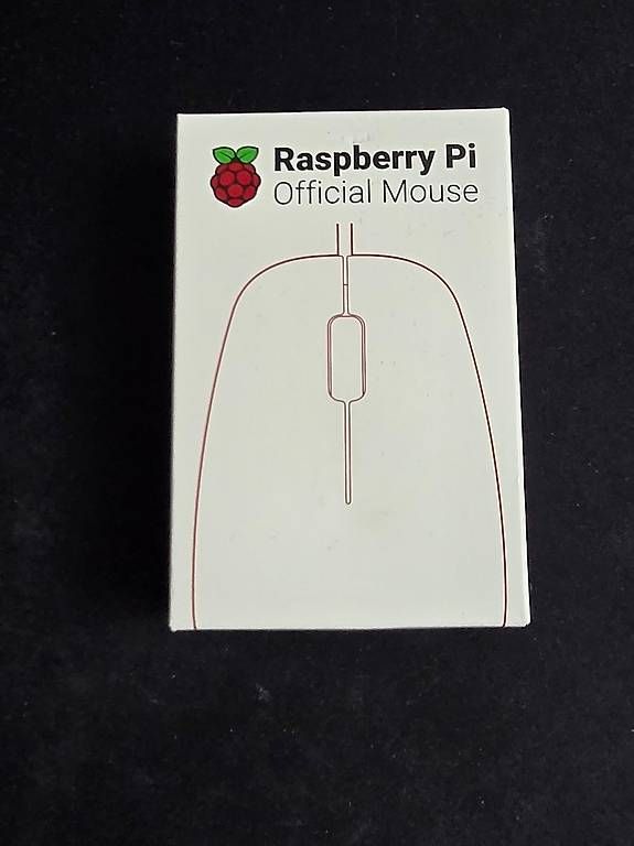 Maus: Raspberry Pi Official Mouse weiss/rot OVP – Gebraucht aus Dietlikon von Bonamesa