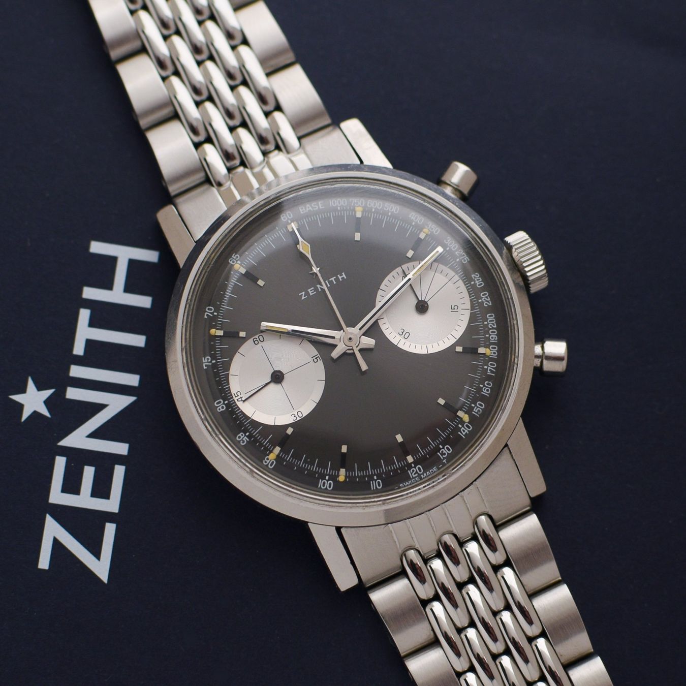 Zenith Orologi: Zenith "Reverse Panda" ref. A271 cal. 146DP from 1960s – Usato da St. Gallen venduto da Andrej99