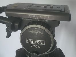 Cartoni C 20s Stativ Tripod Sachtler,O'Connor,Arri,RED,Tilta