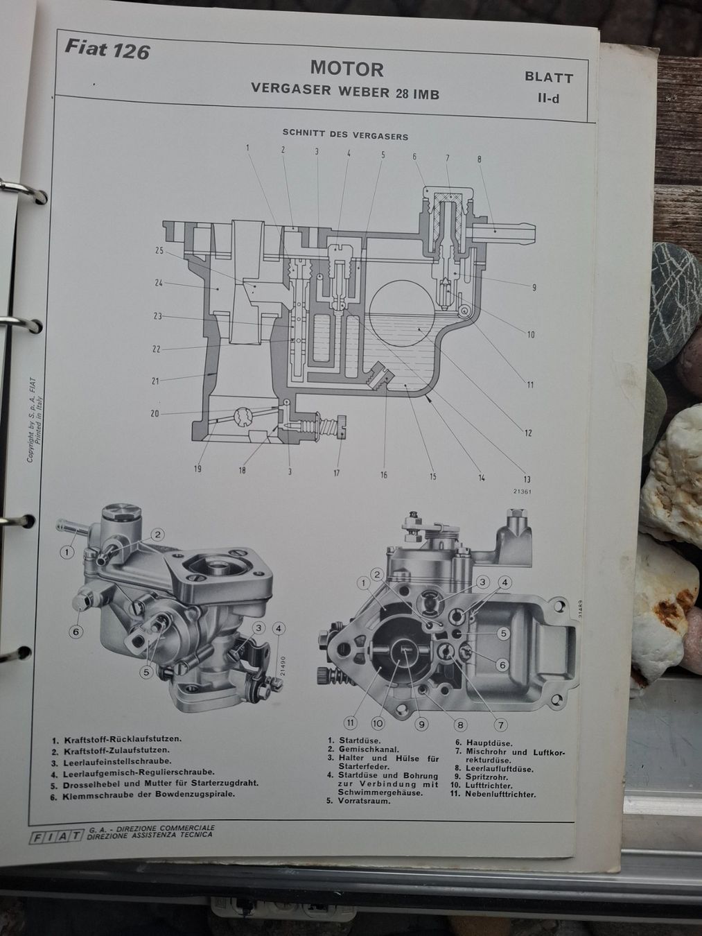 Libri: Fiat 126  Technische Hauptmerkmale und Daten + Schema  1973 – Usato da schwarzenburg venduto da mm07 2