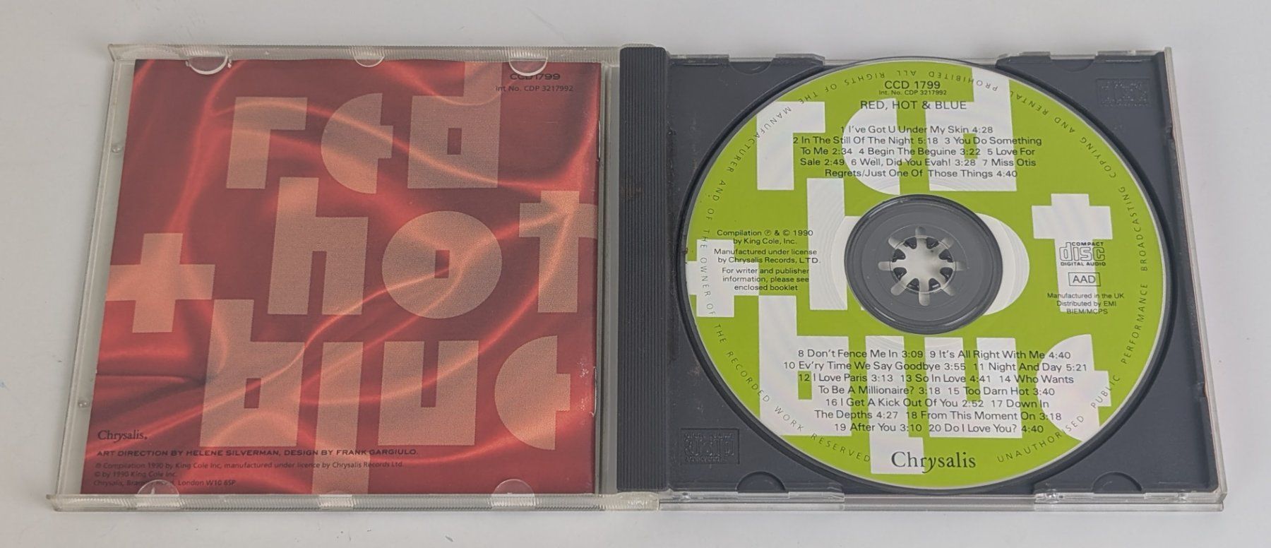 CD: Red Hot + Blue CD, Compilation 1990, Top – Usato da Zürich venduto da 1.Simon 2