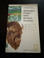 National Geographic Karte - Nordwesten USA - Vintage! 1973
