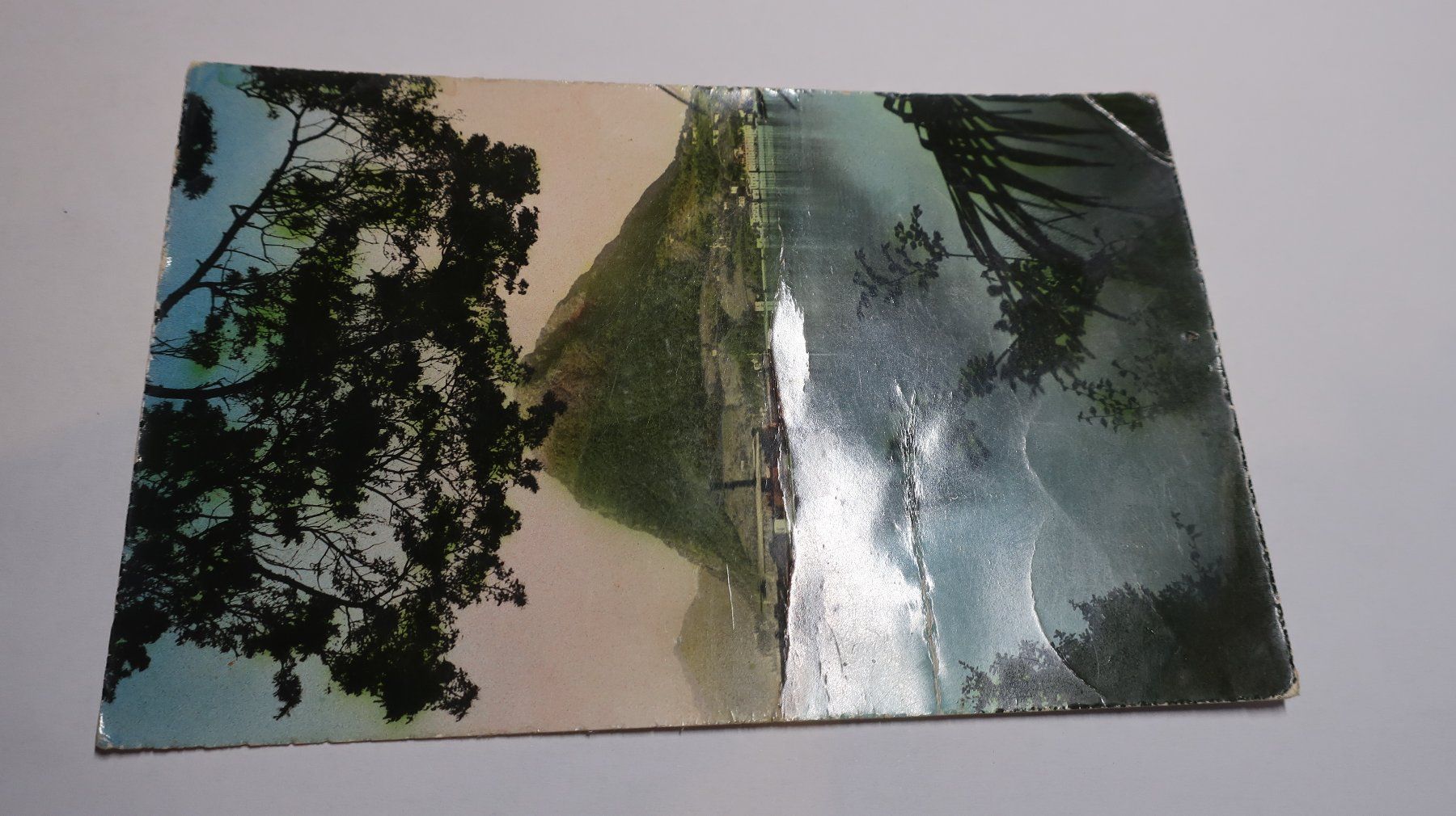 Cartes postales: Lago di Lugano e Monte S. Salvatore (défectueuse) – Défectueux à Cormoret par Pascalll2001 4