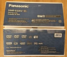 Panasonic DMR-ES35V digital DVD recorder VHS. New