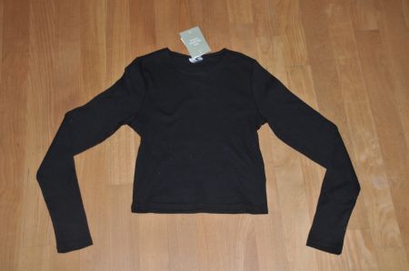 Langarm Shirt aus H&M - gerippelt  - Gr. S - NEU