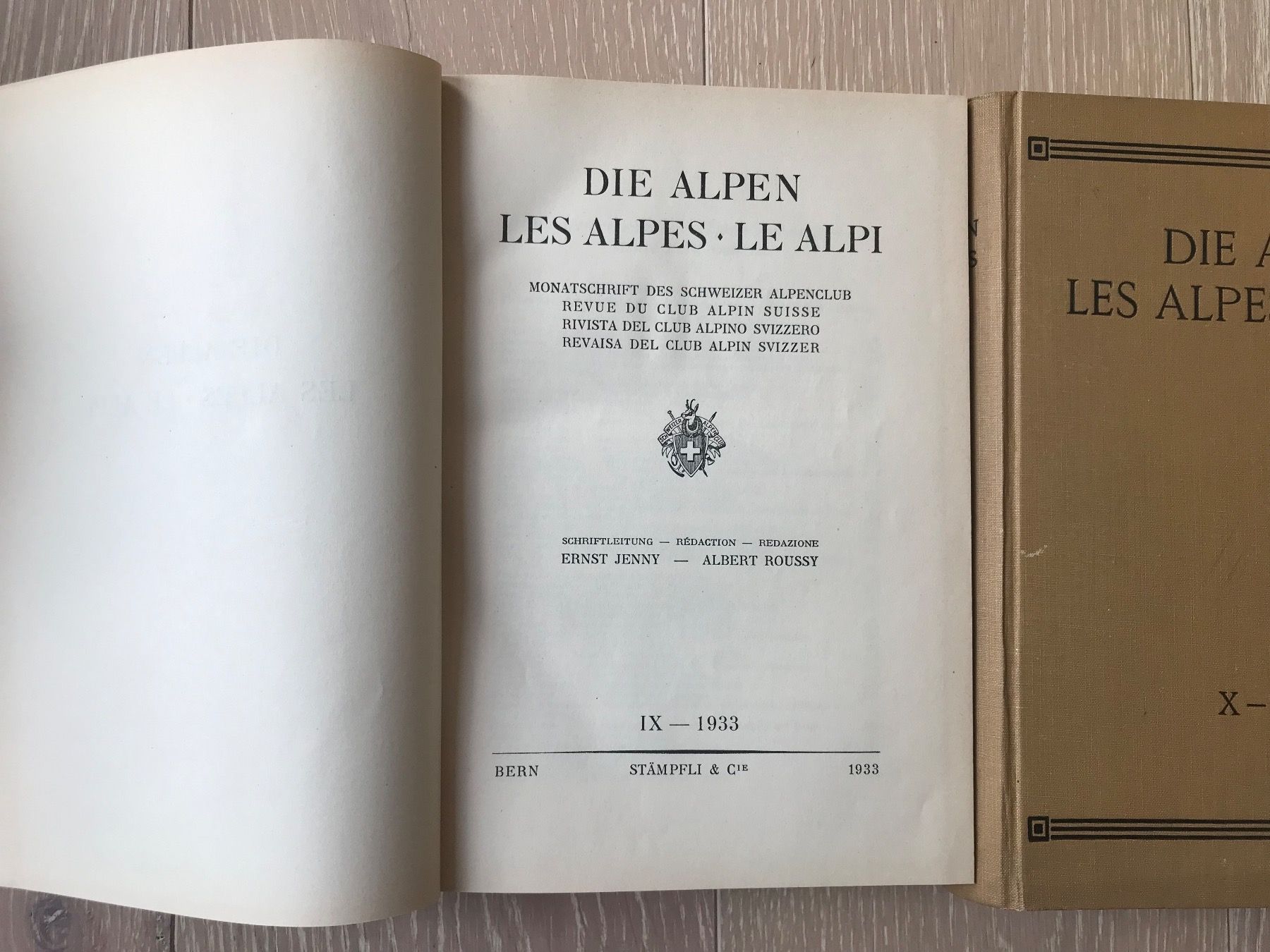 Libri: Die Alpen les alpes 1934 – Usato da Sins venduto da Patrickwe 1