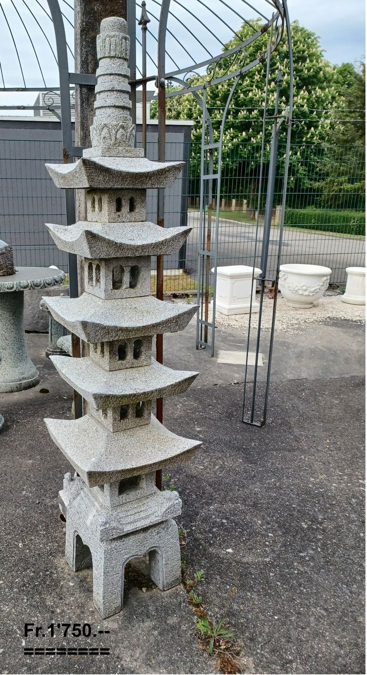Tutte le decorazioni: Pagode Granit Chinalampe – Nuovo (secondo la descrizione) da Wangen a.Aare venduto da Schneckenparadies