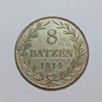 8 Batzen 1814 Zürich