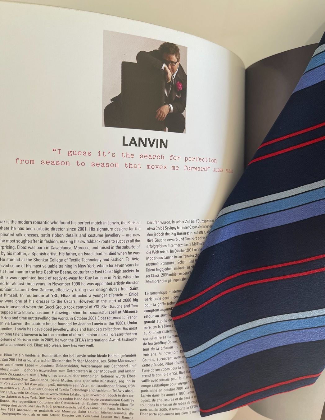 Lanvin Krawatten: LANVIN PARIS Designer Krawatte 100% Seide – Gebraucht aus Zürich von Recode.Fashion 3
