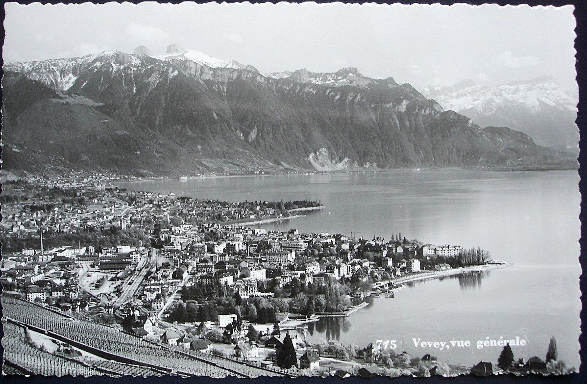 Cartoline postali: VEVEY vue générale – Nuovo (secondo la descrizione) da Jona venduto da philajona