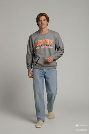 Russell Athletic Raiders Basketball Graues Sweatshirt –