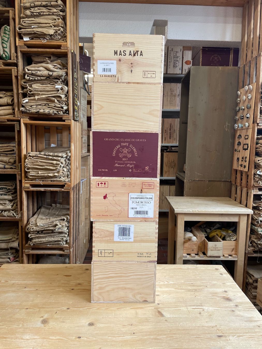 Casse di trasporto: 6 originale Weinkisten aus Holz – Usato da Ebikon venduto da Weinkisten-Tom 3