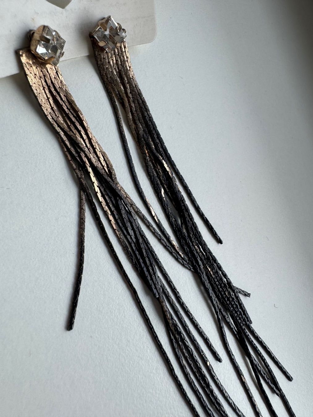 Orecchini pendenti & Orecchini a lobo: Elegante Ohrringe Gold Schwarz – Usato da Wettingen venduto da JasminL92-4