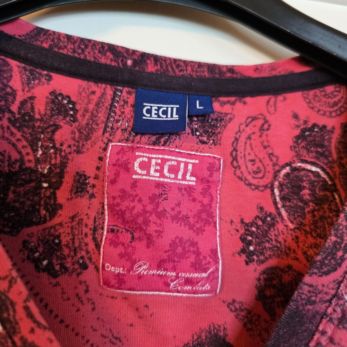 Cecil Camicette: CECIL Shirt Langarm Rosa Gr. M – Usato da Wald ZH venduto da CapLux 4