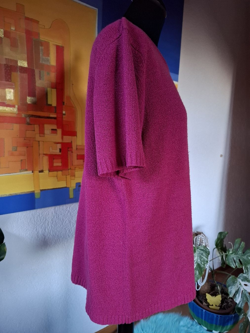 Maglioni & Felpe: Strick Pullover Gr. 44 Beere Rosa weich & dehnbar 71 sommer – Usato da Vinelz venduto da sonnenmond77 3