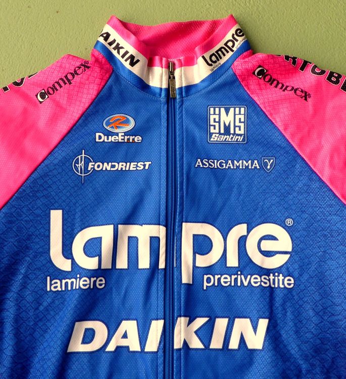 Maillot Cycliste Lampre Réplica – Taille L – Très Bon état