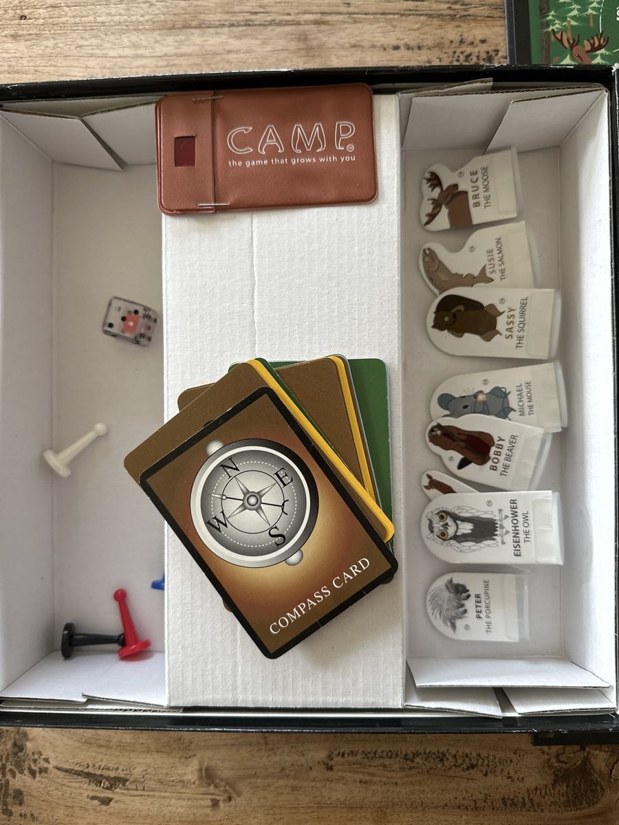 Spiele: CAMP board game, English – Gebraucht aus Oberrieden von Candystorerocks 3