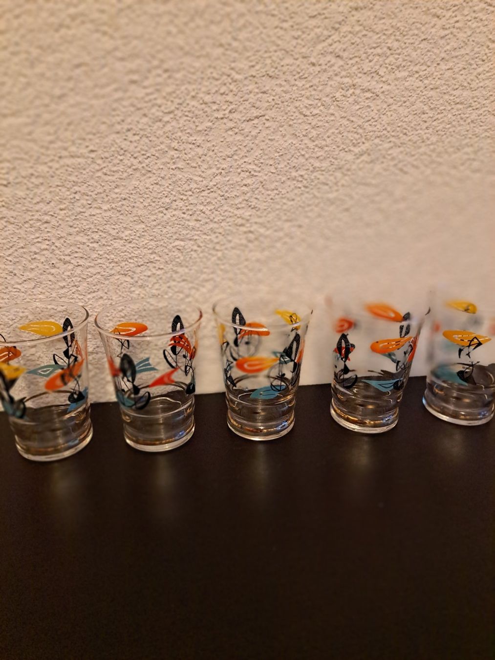 Bicchieri: Vintage gläser 60er schönes Dekor – Usato da Riehen venduto da Appia48 1