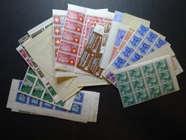 kleine Sammlung mit Bogenteilen ab Fr. 1.-