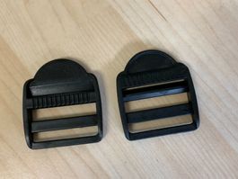 100 Klemm Schnallen passend für Gurtband 35mm