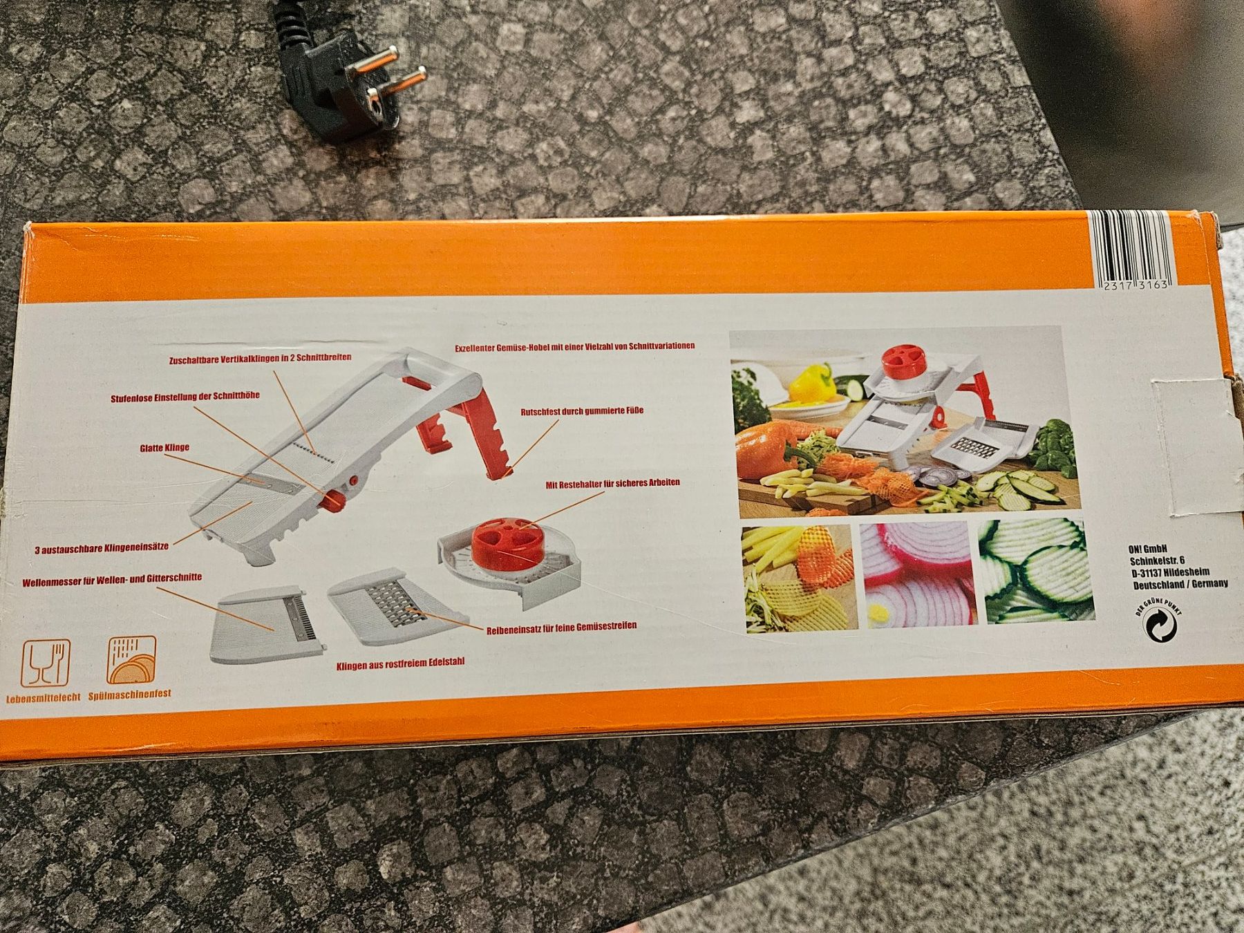 Elettrodomestici da cucina: Multi-Reibe Gemüseschneider mit 7 Einsätzen – Nuovo (secondo la descrizione) da Embrach venduto da Lilly2021 1