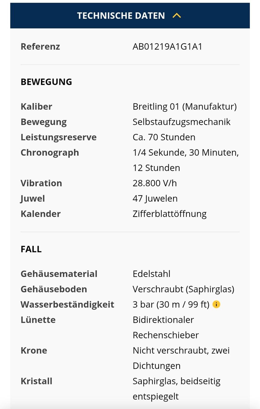 Breitling Uhren: Breitling Navitimer B01 Chronograph 43 TWA – Gebraucht aus Villeret von spi_7zhz 6