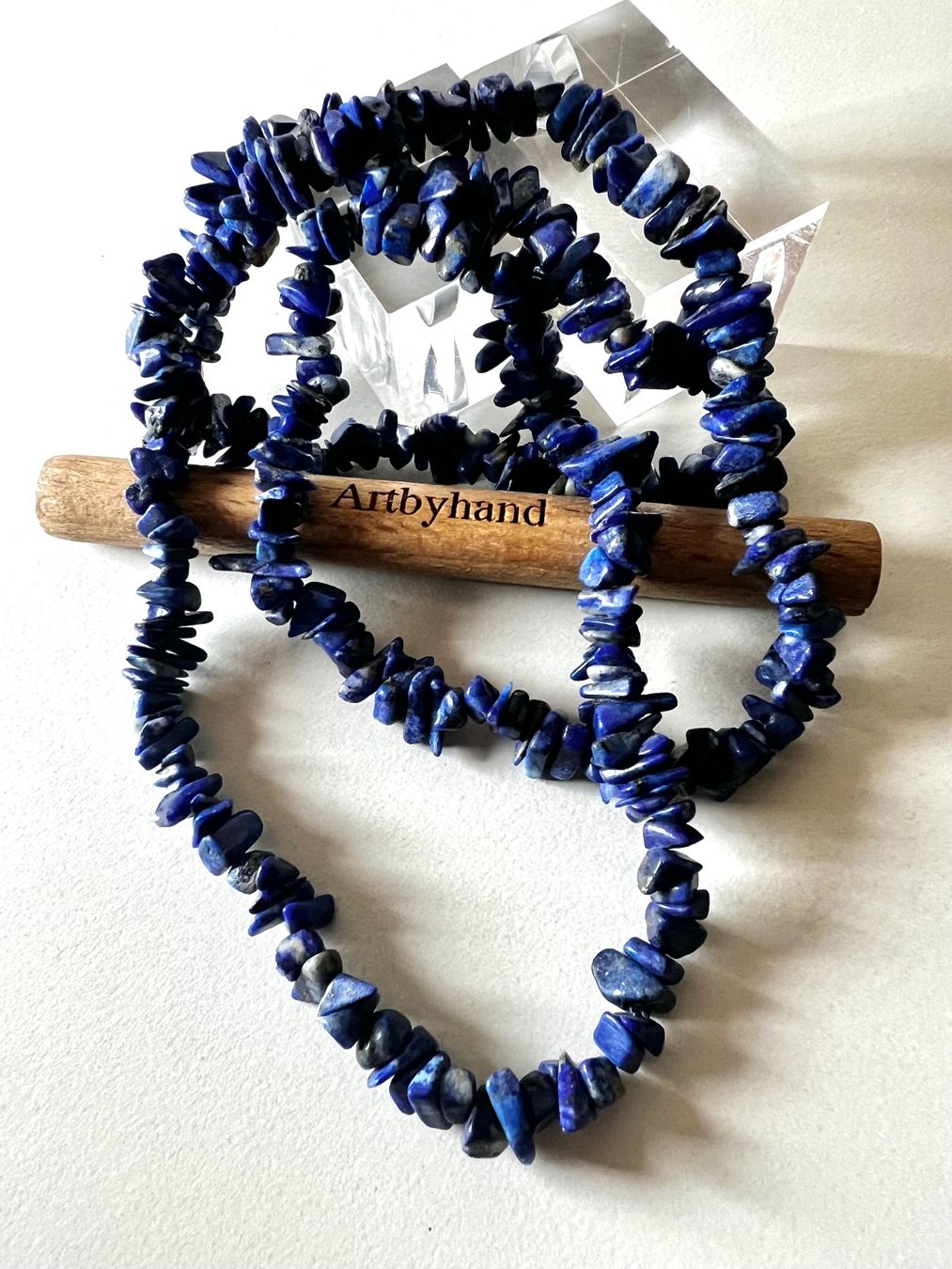 Catenine: FARBINTENSIVE SODALITH LONG KETTE  - 70cm - HANDGEFERTIGT – Usato da Ruswil venduto da artbyhand 3