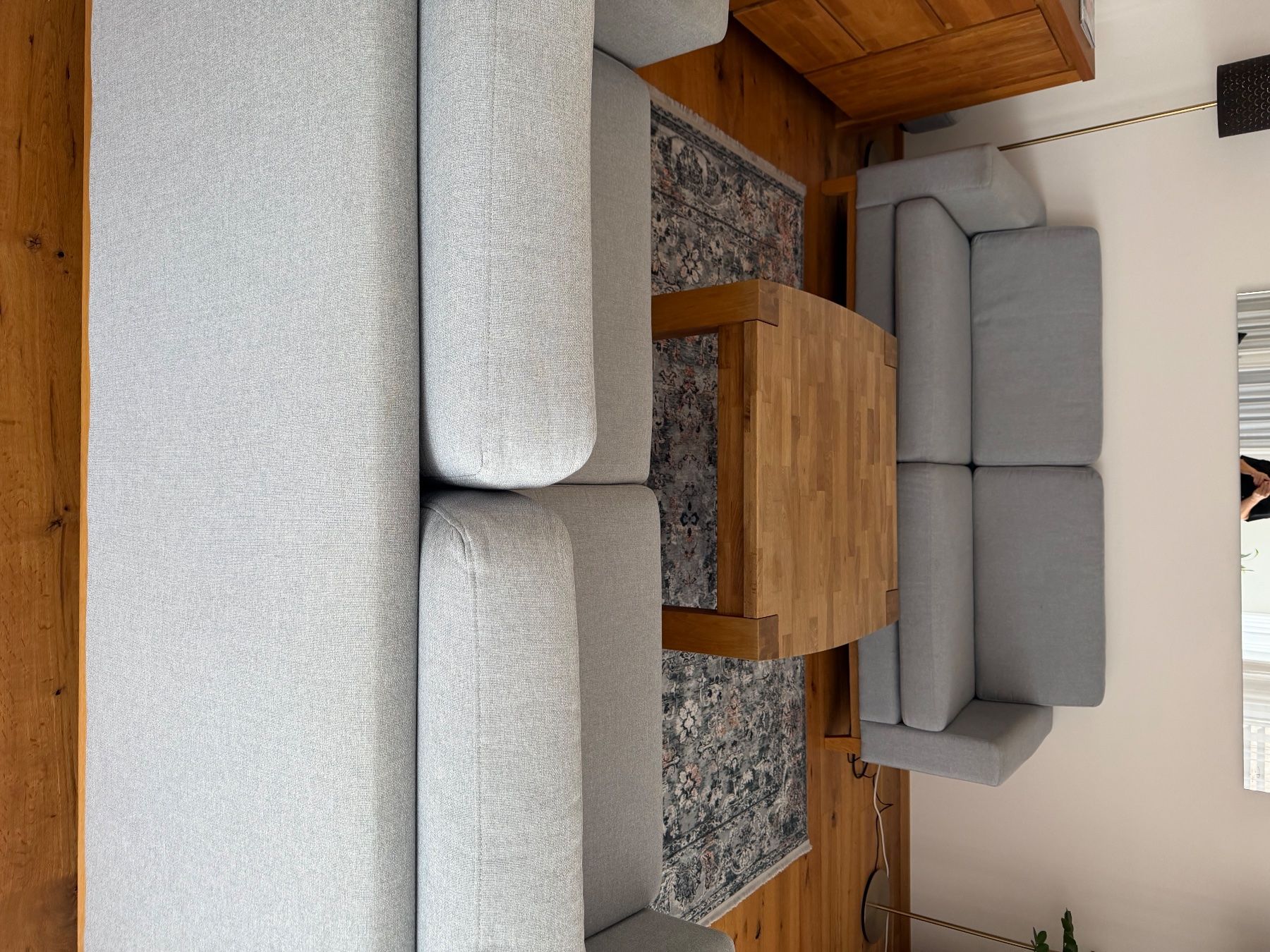 Livique Sofas: Sofa Set aus Stoff 2-teilig – D'occasion à Hünenberg par SAFS 2