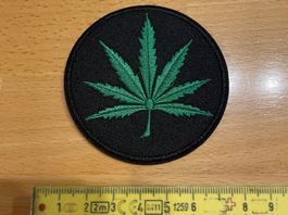 Marijuana Patch Aufnāher Rock Punk Metal