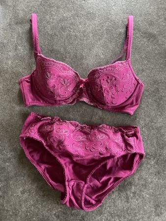 Miriade Cotton Deluxe Set, bordeaux, Grösse M Slip, BH75C