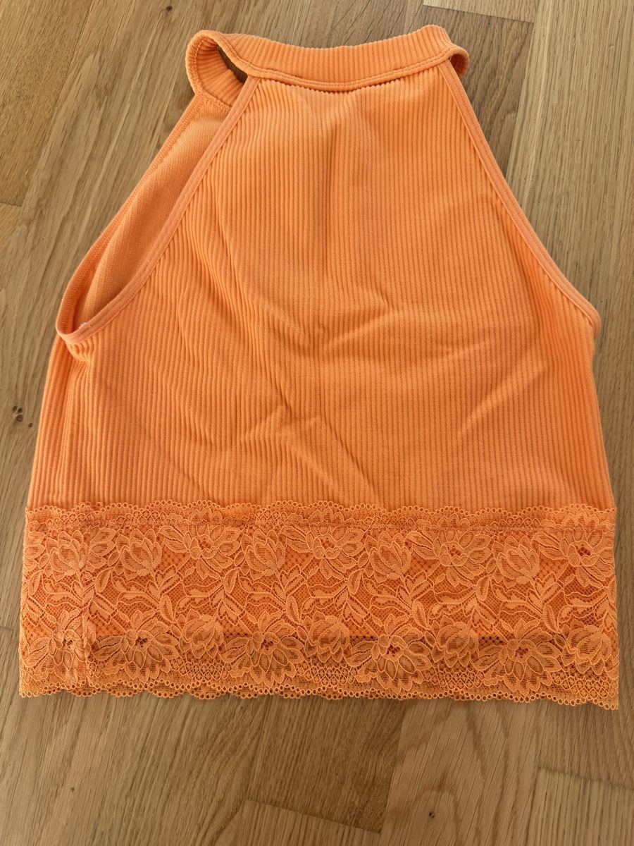 Guess Tops: Guess Top Orange Crop Spitzendetail Sommer – Neu (gemäss Beschreibung) aus Beringen von ste_bh8w 3